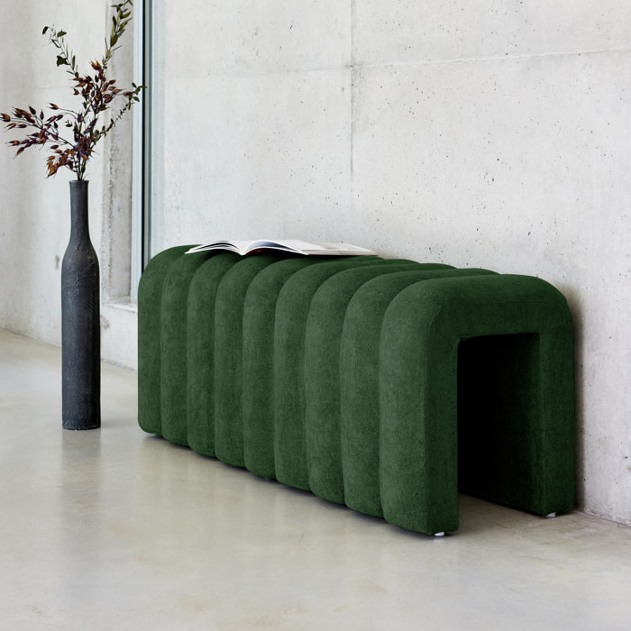 Banc, bout de lit contemporain tissu ITO