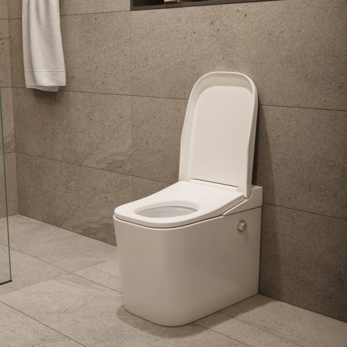 Ultimax WC hybride avec réservoir intégré et abattant frein de chute (SATOFSHFS3)