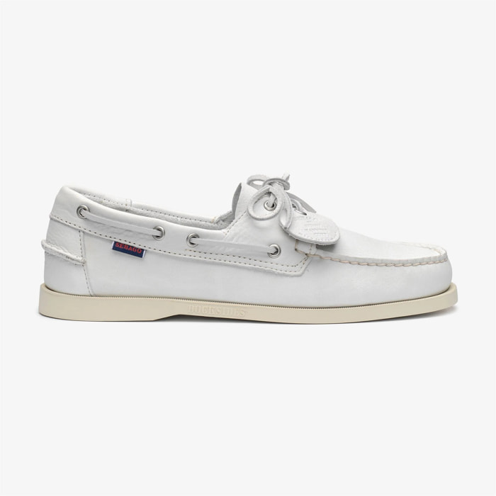 Sebago - Docksides Uomo Bianco - Portland Artisan Adirondak
