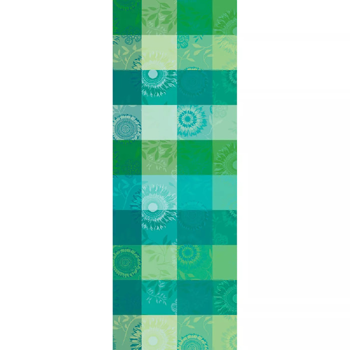 Chemin de table Mille tournesols chlorophylle