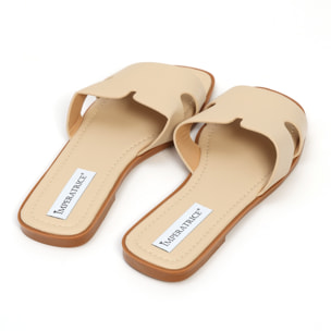 Ciabattine in simil pelle