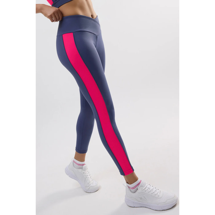 Reggiseno sportivo a sostegno medio con imbottitura rimovibile in fucsia
