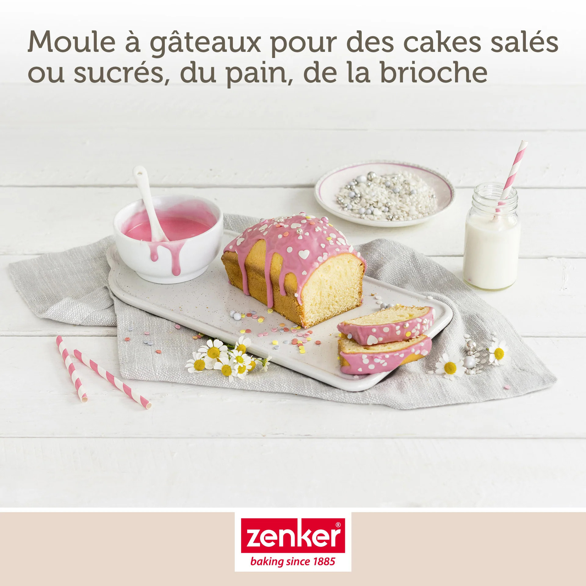 Lot de 2 mini moules à cakes 20 cm Zenker Special Mini