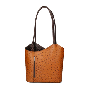 Zaino da donna in vera pelle - Modello Charlotte - 28.0 x 25.0 x 9.0 cm
