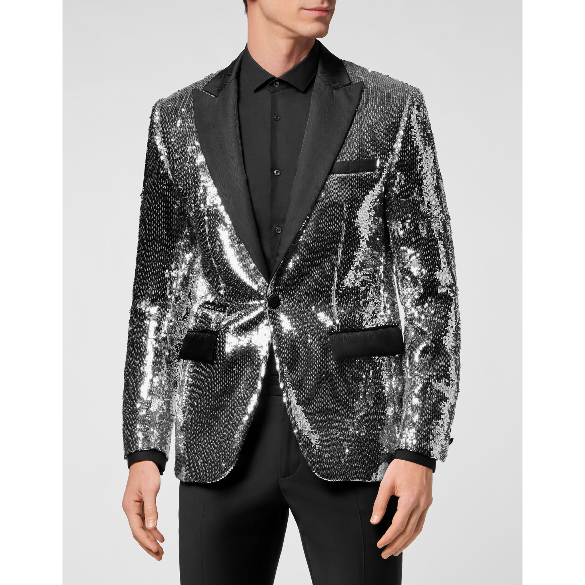 PHILIPP PLEIN One-Button Blazer Slim Fit