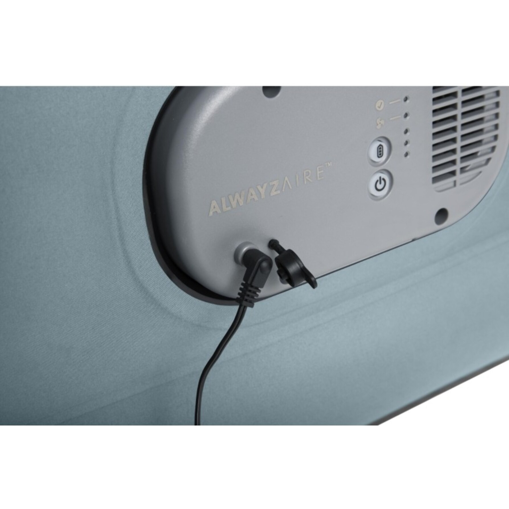 Bestway Matelas gonflable 2 personnes 203 x 152 x 36cm pompe AlwayzAire électrique gris