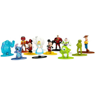 Disney Pixar Nano Metalfigs pack 10 figures 4cm Jada Toys