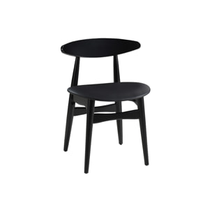 Chaises design noires (lot de 2) WALFORD