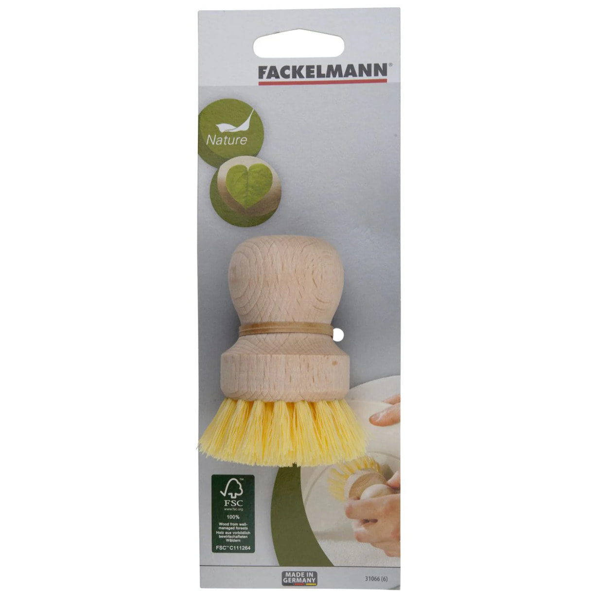 Brosse à vaisselle en bois Fackelmann
