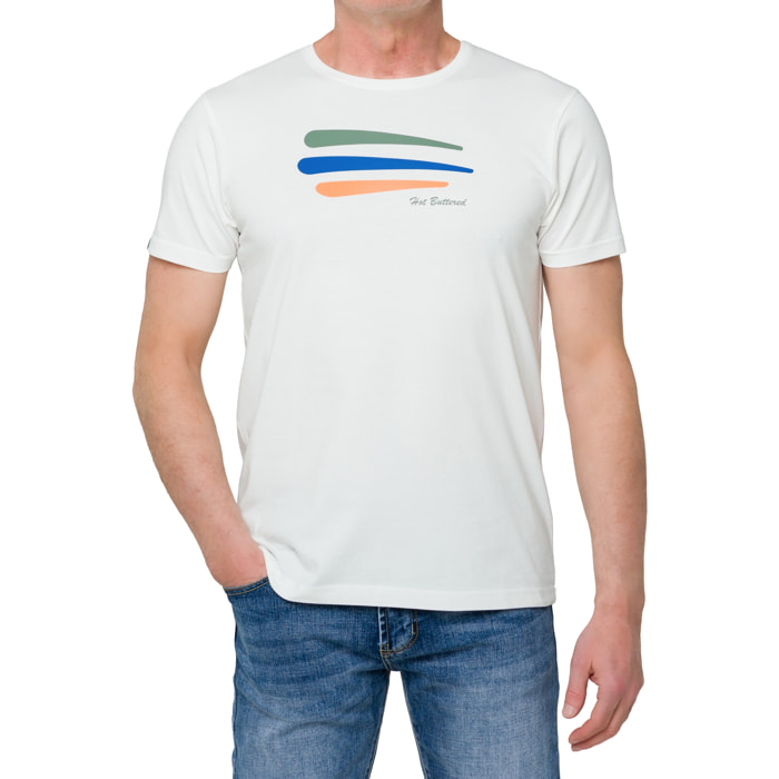 T-shirt in cotone 150 gr Hot Buttered Balian Bianco