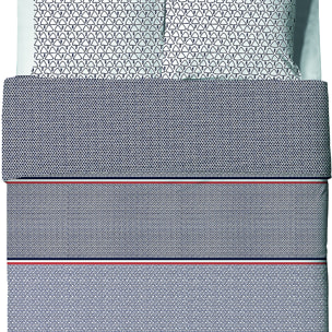 Parure Housse De Couette 3pcs 100% Coton 57fils Tilak