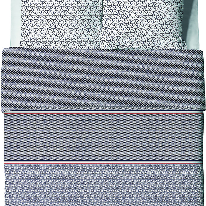 Parure Housse De Couette 3pcs 100% Coton 57fils Tilak