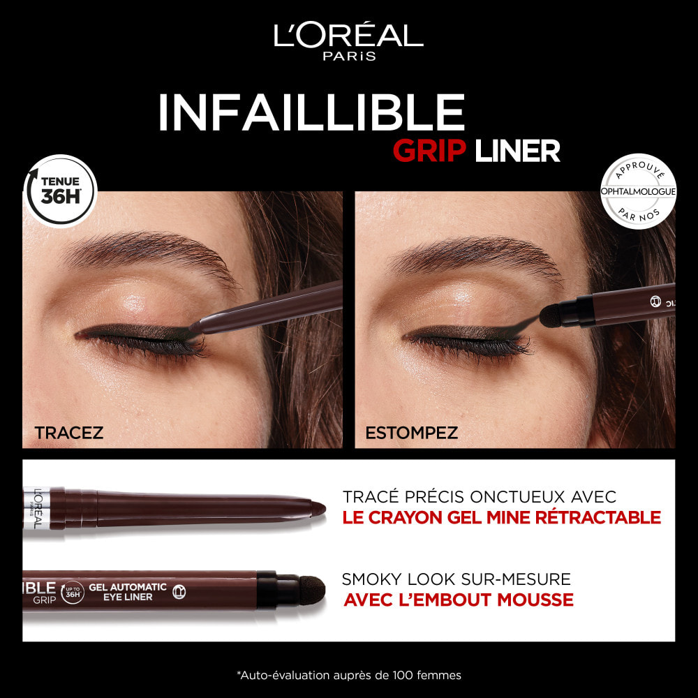 L'Oréal Paris Infaillible Grip Liner Gel Automatic Brown Denim