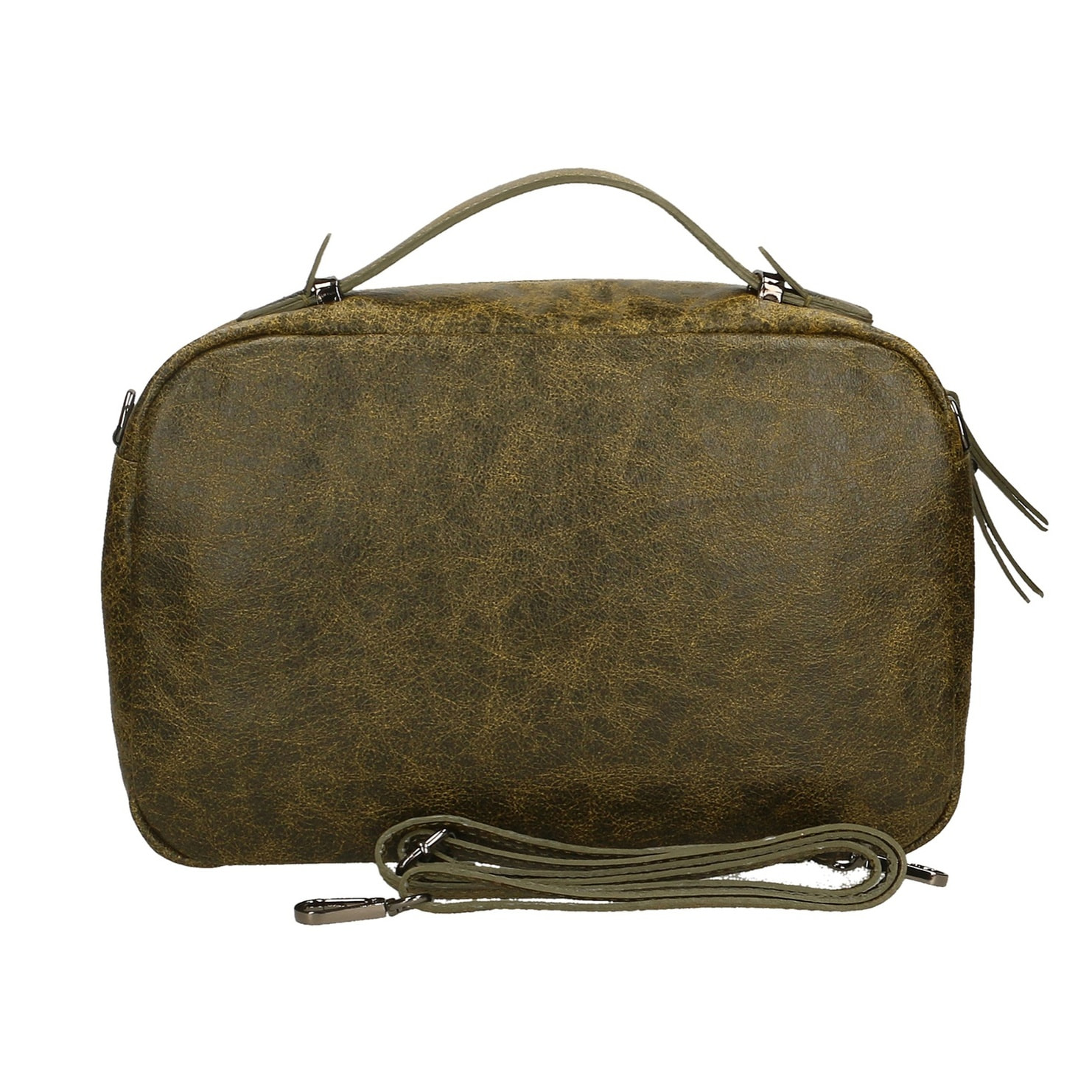 Borsa a mano unisex Modello Avelon - Vera Pelle - 20.0 x 29.0 x 9.0 cm