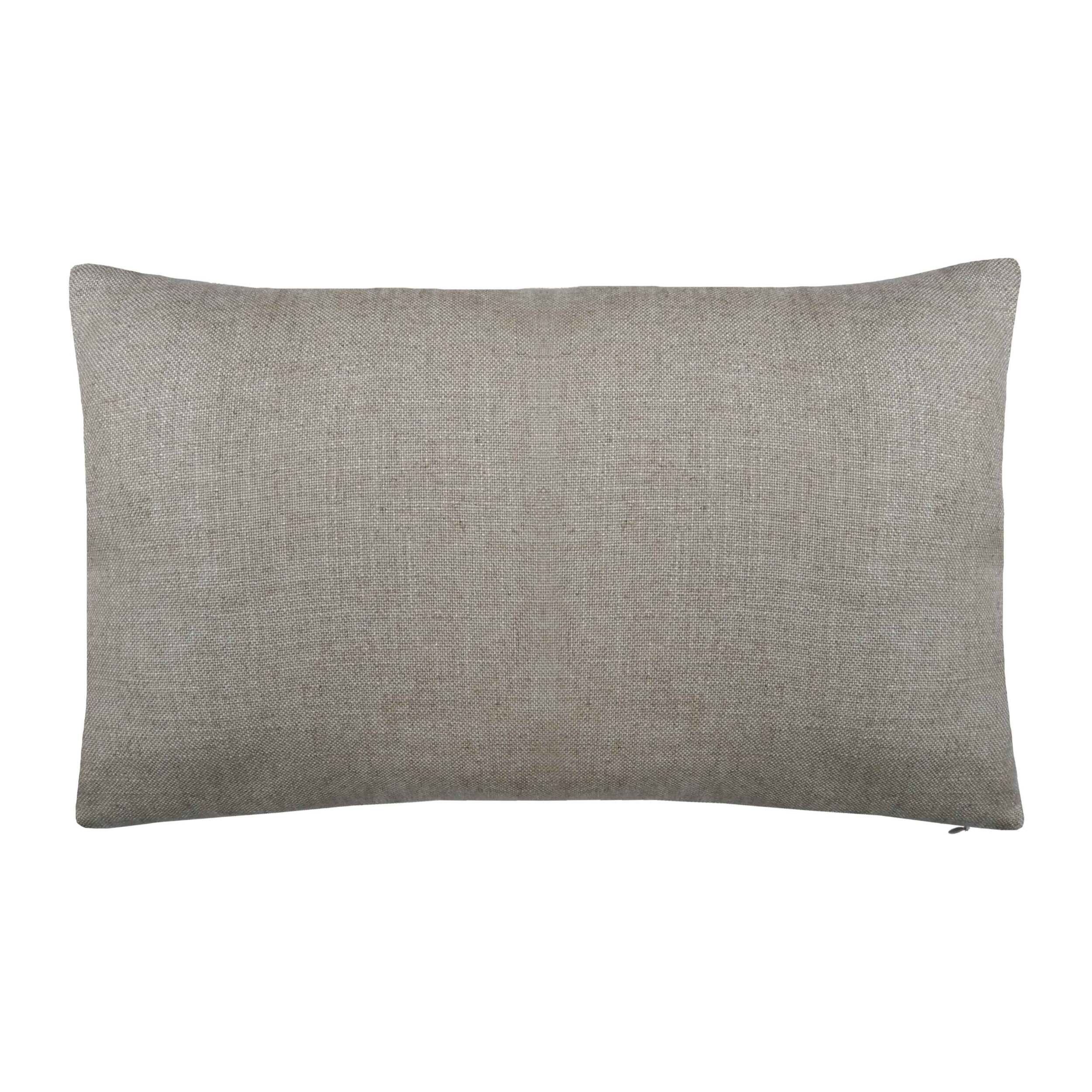 Housse de coussin velours et lin, DOUCEUR VELOURS