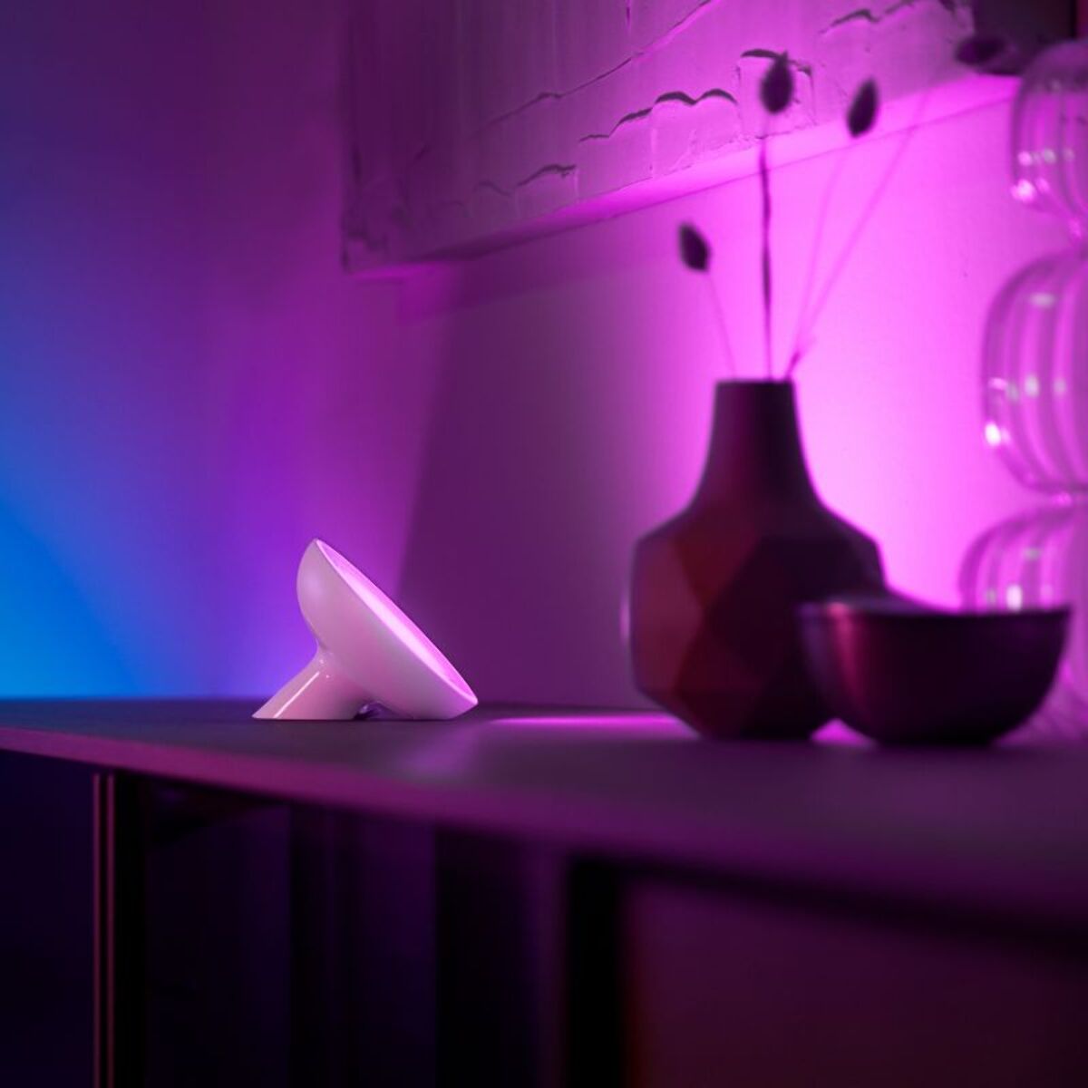 Lampe connectée PHILIPS HUE W&C Bloom Blanc