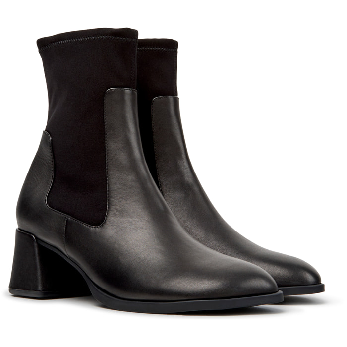 Botines - CAMPER Kora - Negro - Piel lisa