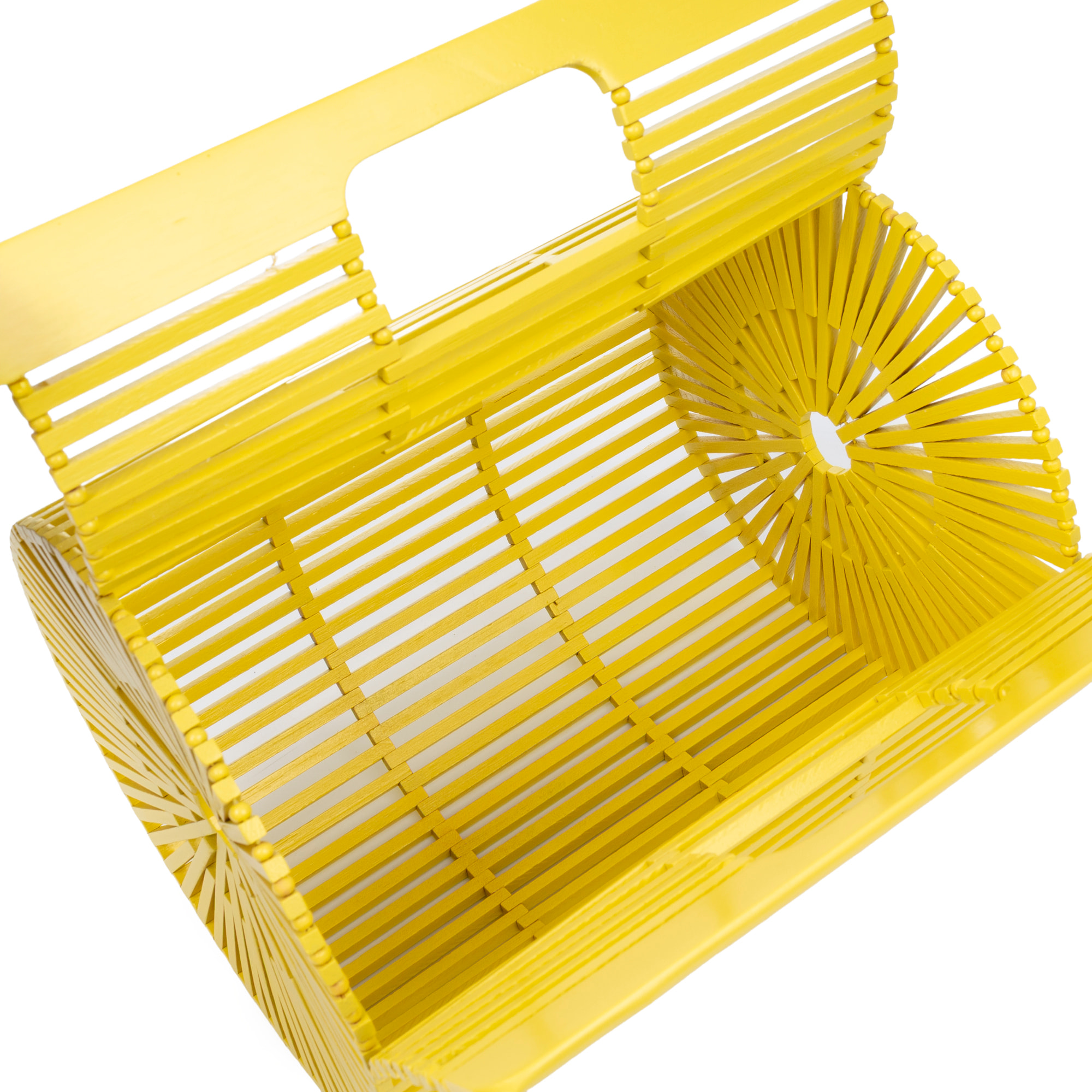 Zerfaliu borsa a mano in legno.