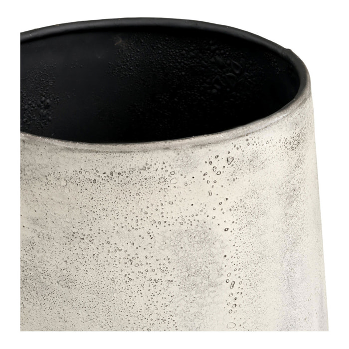 Set 2 vasi decorativi in metallo beige anticato Vikasa Home