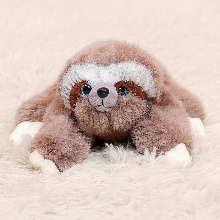 Peluche extrasuave y mullido. Diseño perezoso. 35 cm.