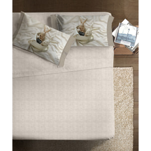 Completo letto 1 Piazza e mezzo IPERSAN fotografico Fine-Art Bunnies