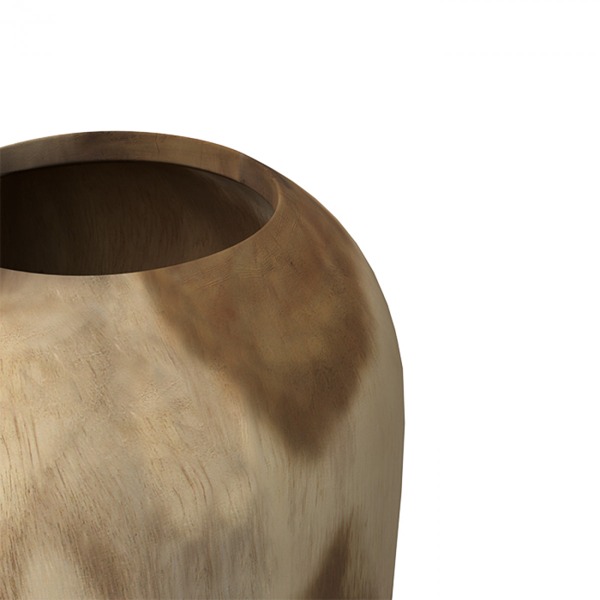 Vase décoratif en bois de suar H60 cm - Makkar