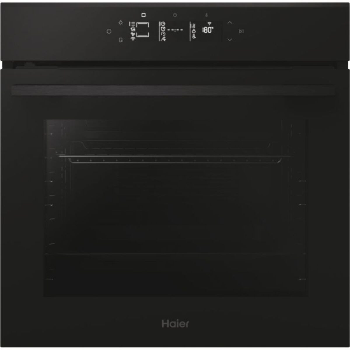 Four encastrable HAIER H6 ID46G5YTB - Pyrolyse - Hydrolyse - Chaleur pulsée - Porte froide - Rails télescopiques