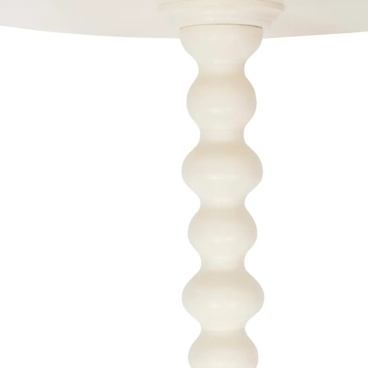 Table d’appoint "Alix" ivoire 50x38x38cm
