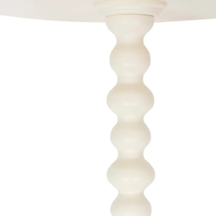 Table d’appoint "Alix" ivoire 50x38x38cm