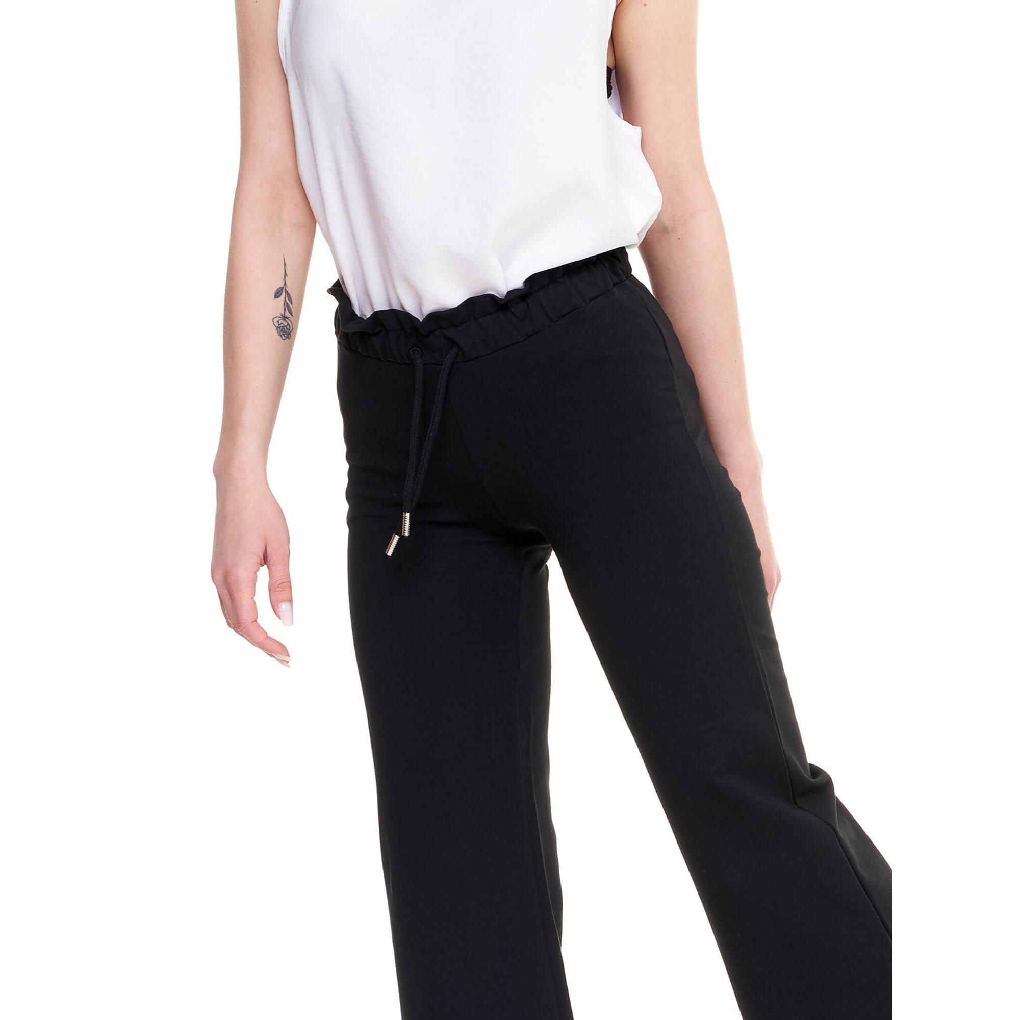 Pantalones deportivos de mujer brillantes hasta los tobillos