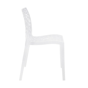 Chaise de repas ajourée et empilable - GRUYERE 2