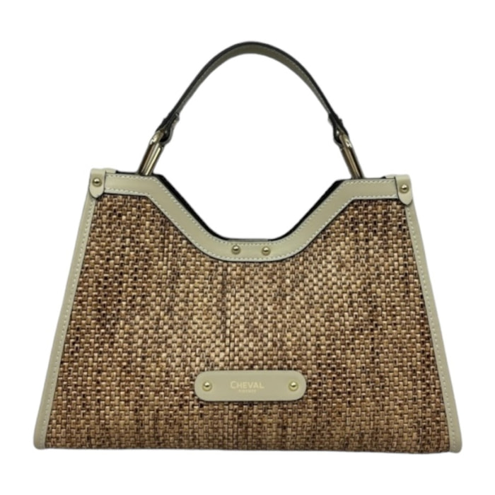 Borsa a mano Cheval Firenze Capri Mini Beige