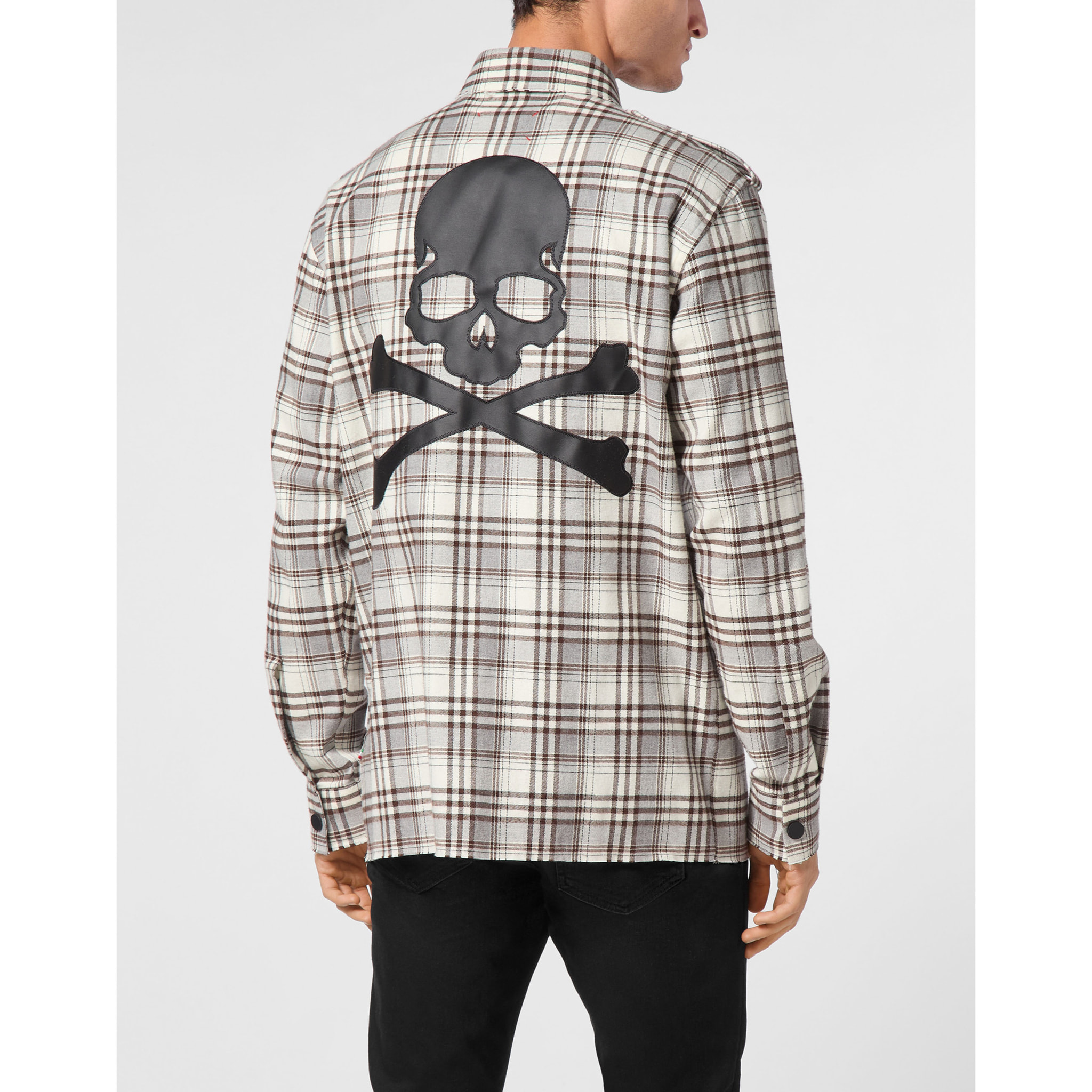 PHILIPP PLEIN Shirt Oversize Fit SKULL&BONES