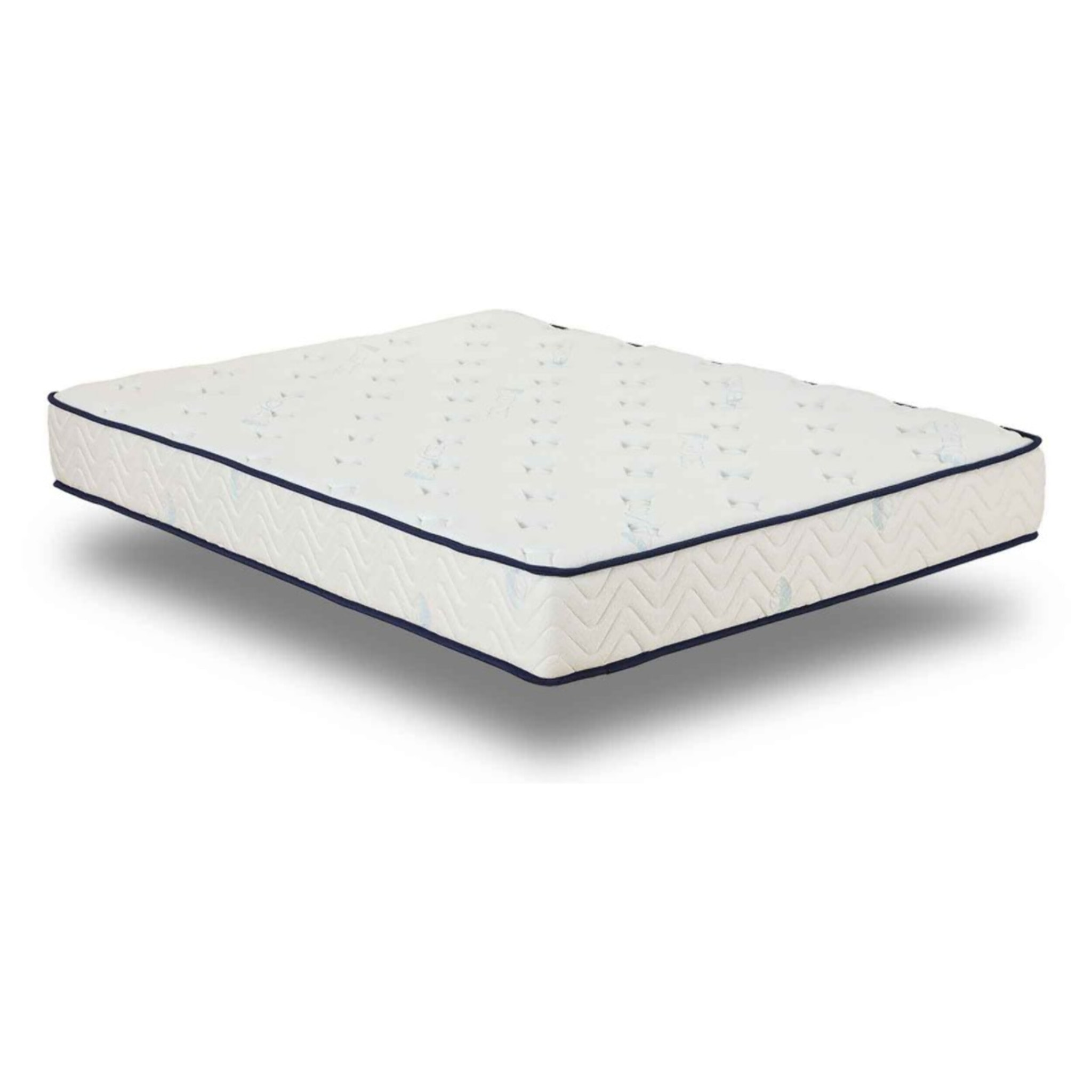 Ensemble lit coffre Boston bois clair style industriel avec matelas Iceland