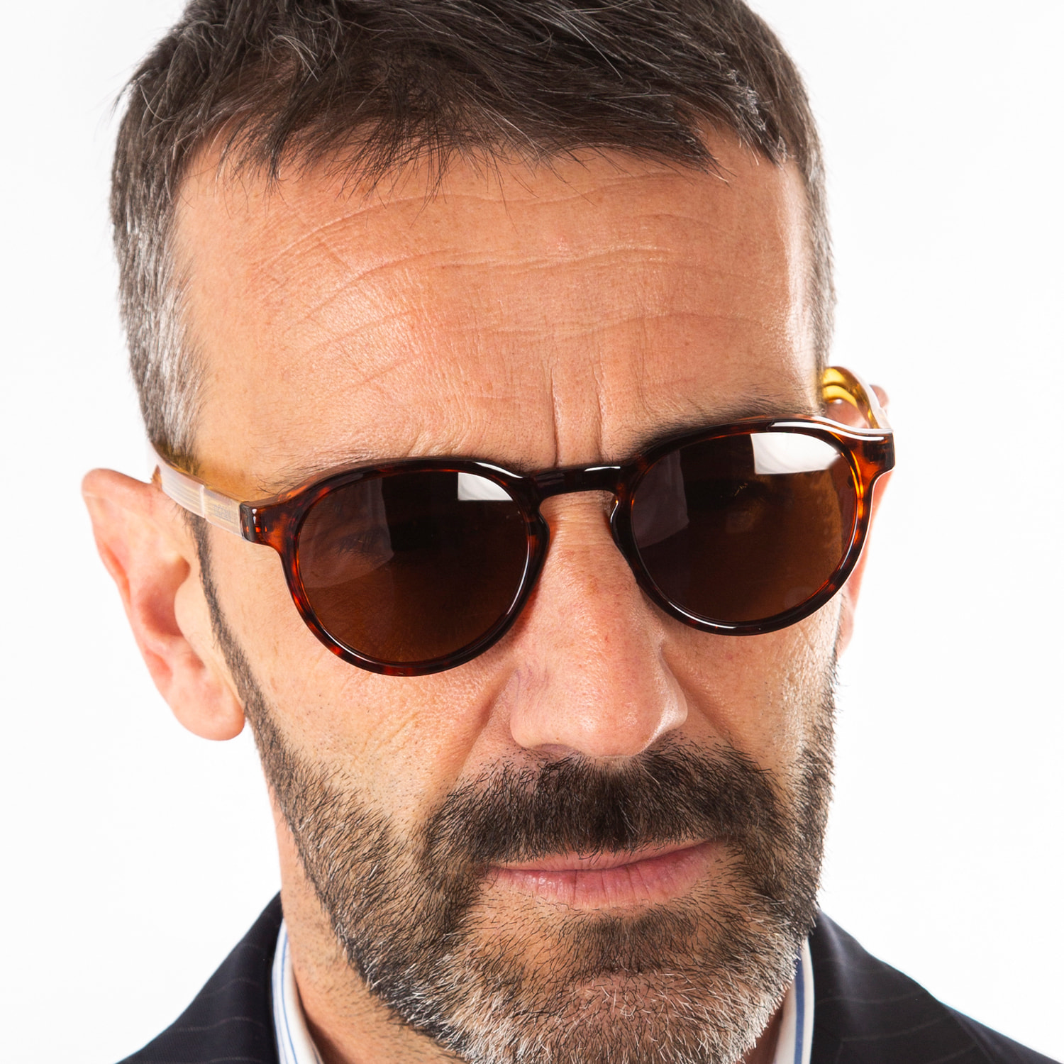 Gafas de sol OCEAN LA ROCHELLE - Habana dark con patilla champagne / Marrón