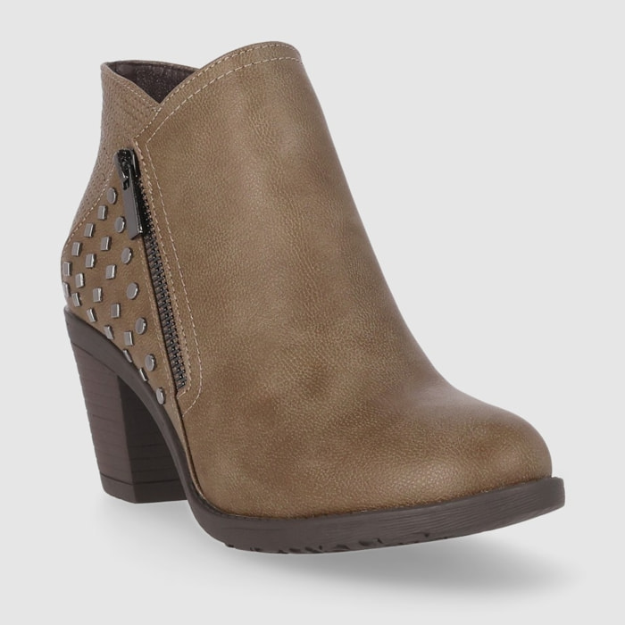 Botines - Taupe - Tacón: 7 cm