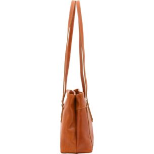 Borsa a spalla da donna - Modello False - Vera pelle - 23.0 x 30.0 x 12.0 cm