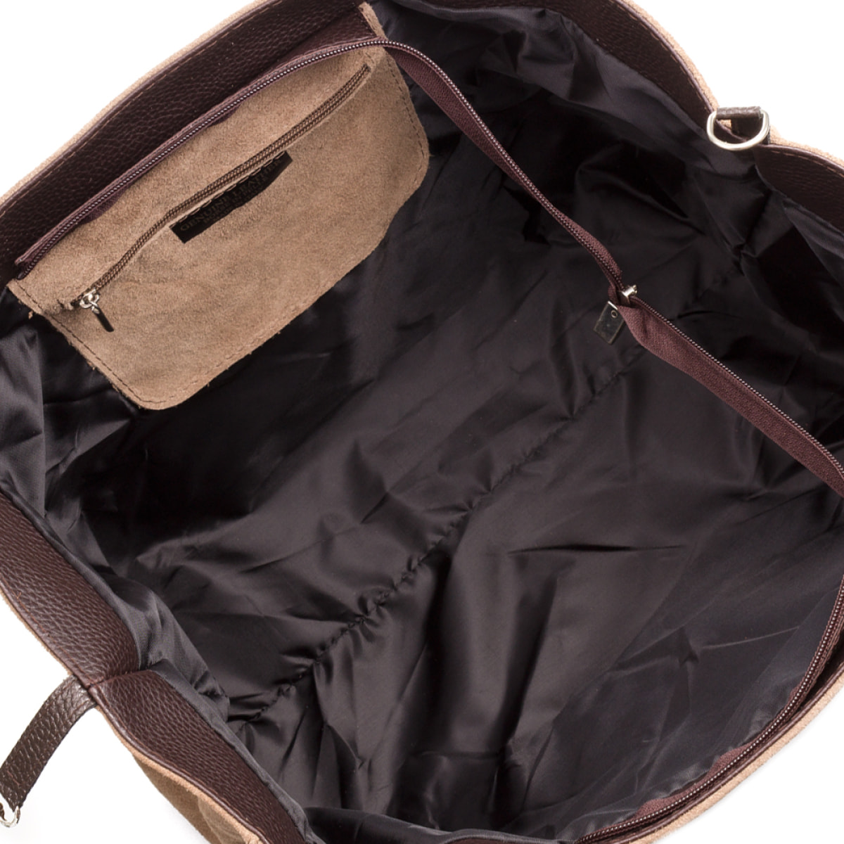 Annagrazia Borsa Shopper Donna.Pelle autentica Scamosciata