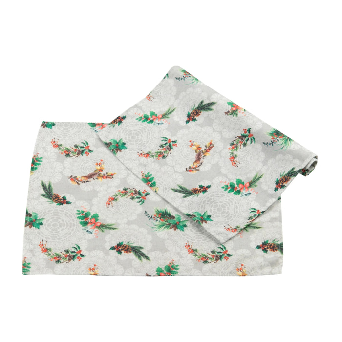 Set 2 Manteles Individual Antimanchas Coronas 50x35 Cm