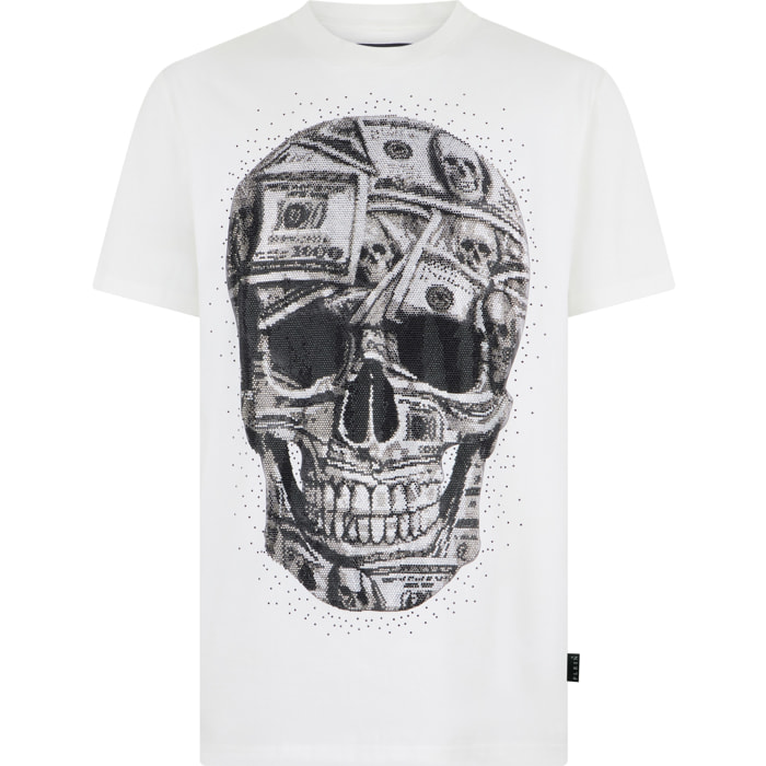 PHILIPP PLEIN Camiseta de cuello redondo y manga corta SKULL