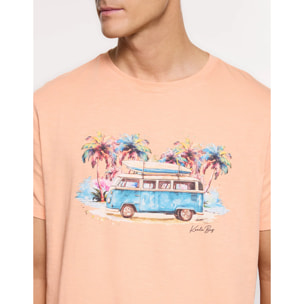Camiseta Manga Corta Naranja - Vansi