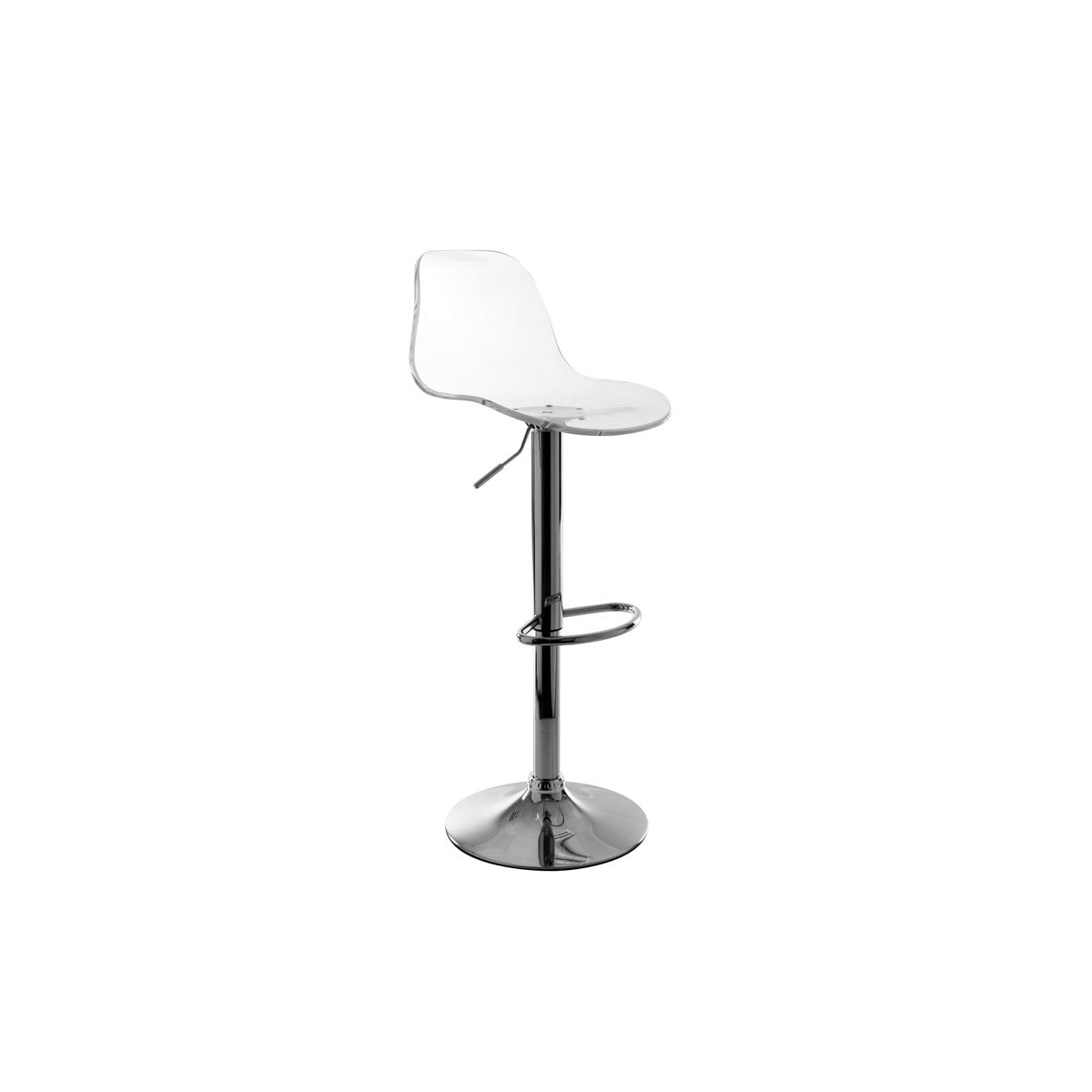 Tabouret de bar transparent GALILEO