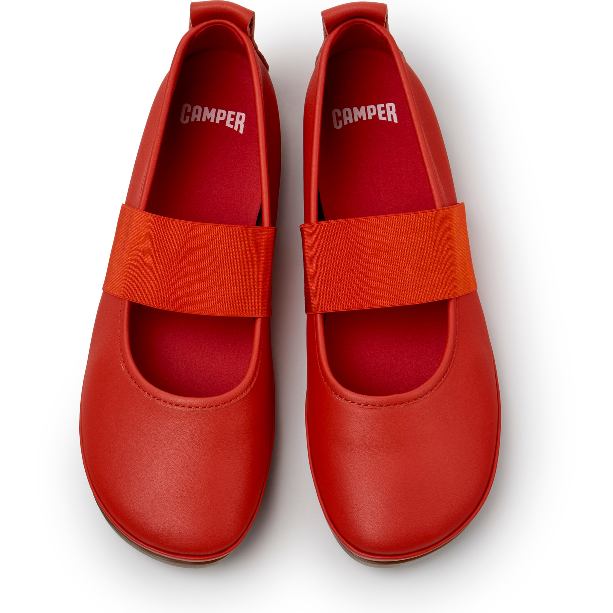Bailarinas - CAMPER Right Nina - Rojo - Piel lisa