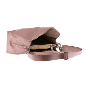 Borsa a spalla da donna Made in Italy - Modello Celeste Plus - 100% pelle - 28.0 x 24.0 x 15.5 cm