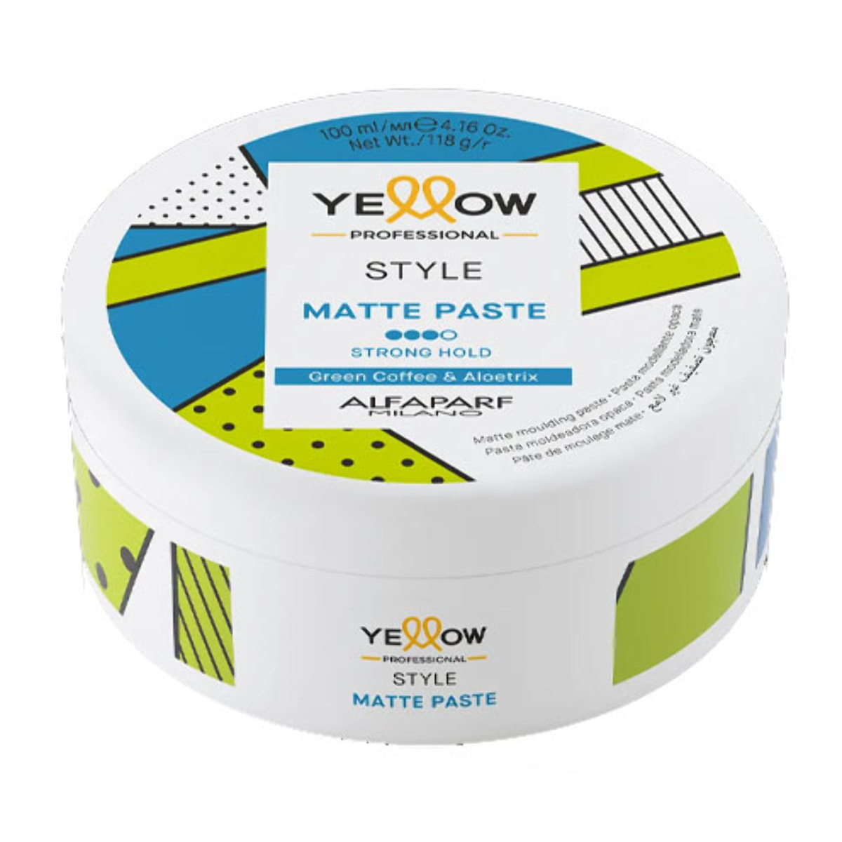 ALFAPARF Yellow style Matte Paste Strong Hold 100ml