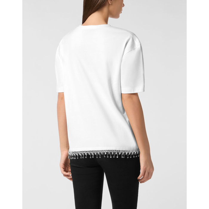 PHILIPP PLEIN Camiseta cuello pico Ss SIGNATURE