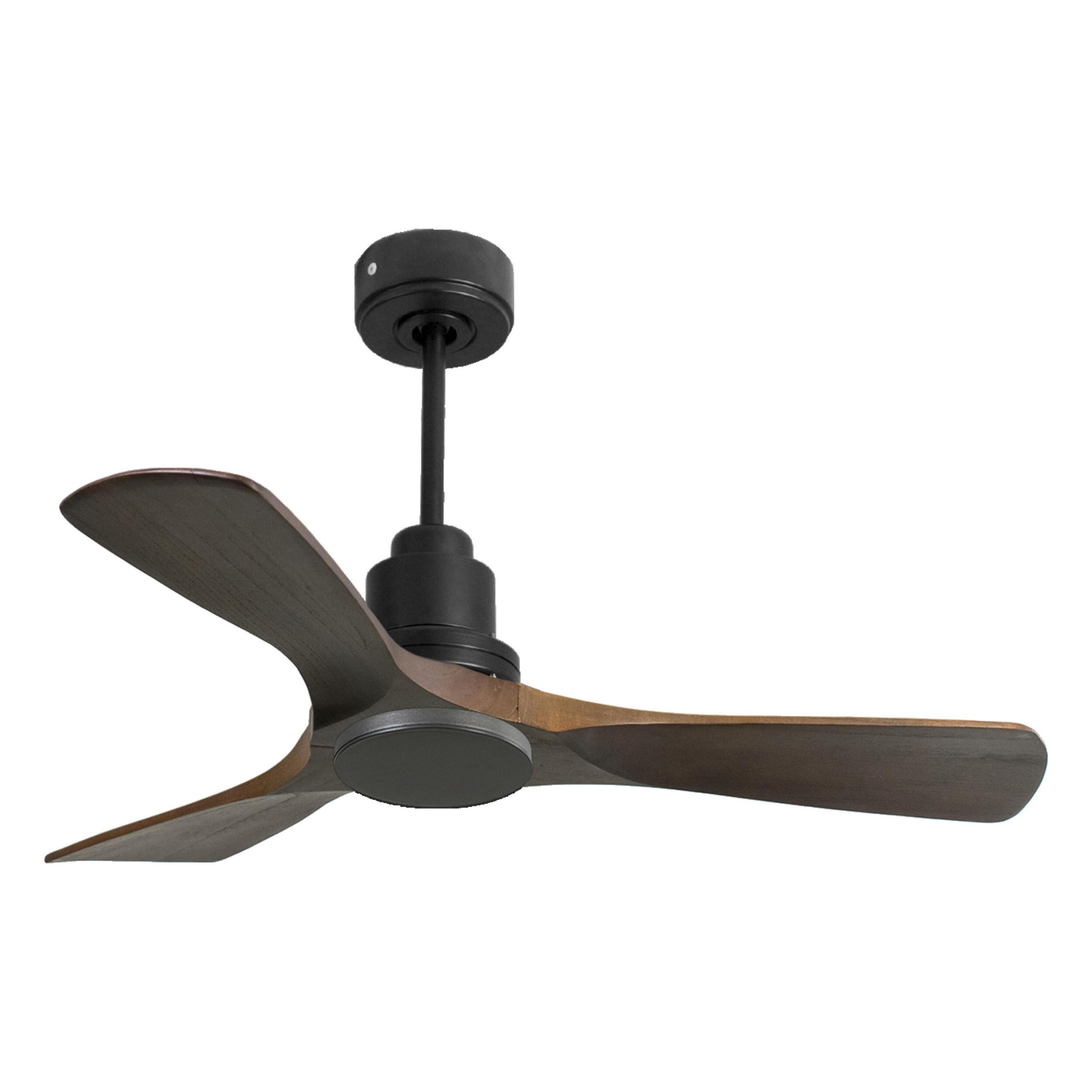 Ventilateur de plafond Réversible  Thermostat Wifi Moteur à courant continu Toits en pente Télécommande Hypersilence Mémoire Shopify Vendible (AUTOMATIQUE)