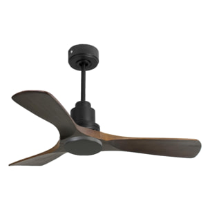 Ventilateur de plafond Réversible  Thermostat Wifi Moteur à courant continu Toits en pente Télécommande Hypersilence Mémoire Shopify Vendible (AUTOMATIQUE)