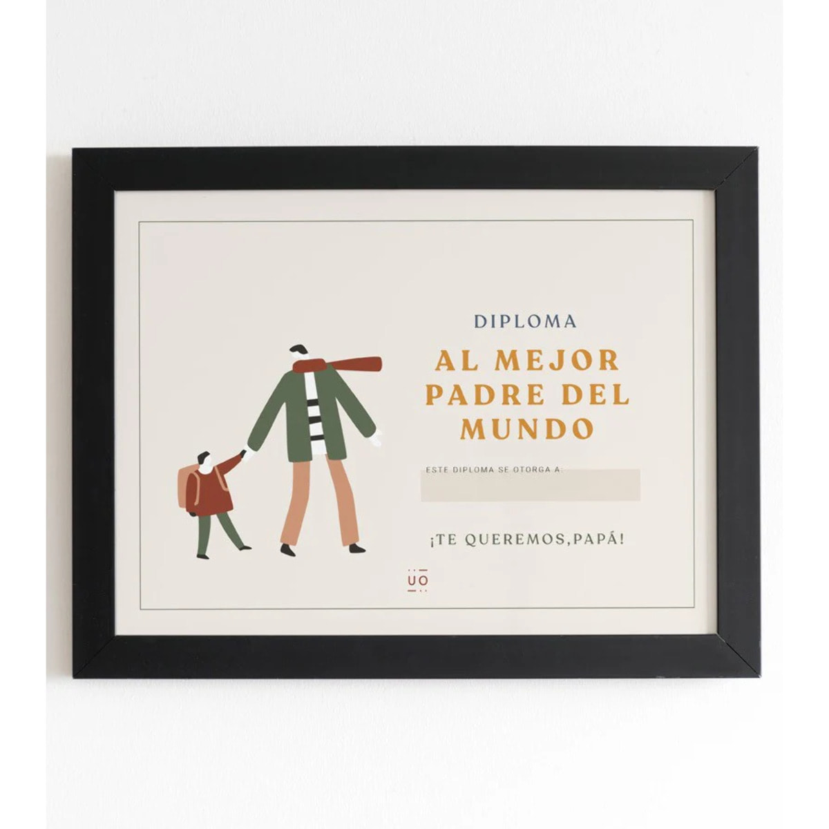 Diploma "El mejor padre del planeta"