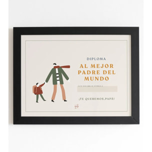 Diploma "El mejor padre del planeta"